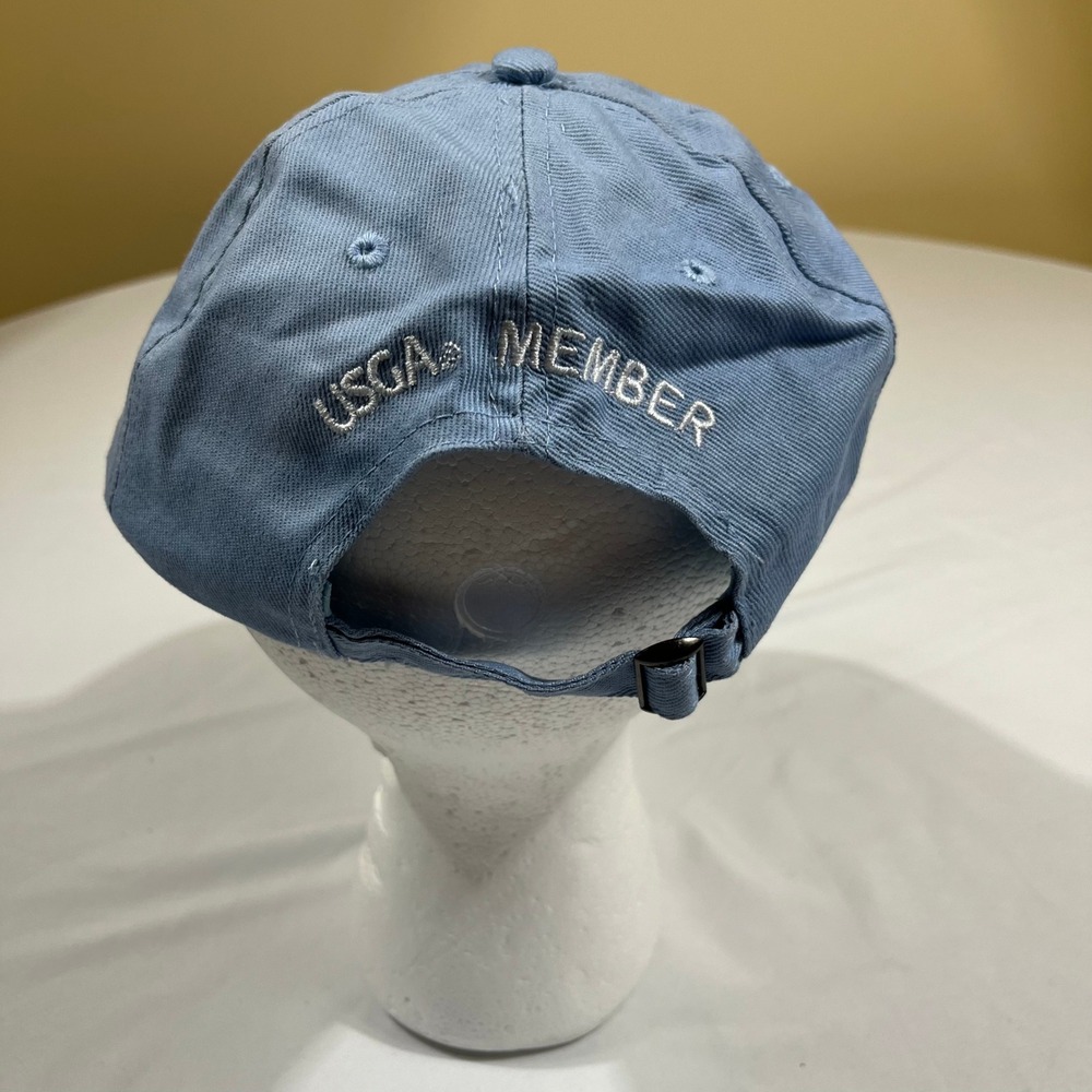 USGA Hat Baseball Cap Unisex OSFA Light Blue 2019 U.S. Open Pebble Beach Member - Picture 5 of 11